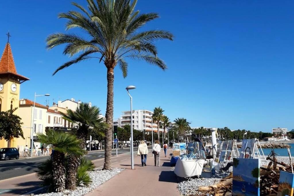 Studio Cosy Terrasse Front Mer Cagnes-sur-Mer Kültér fotó